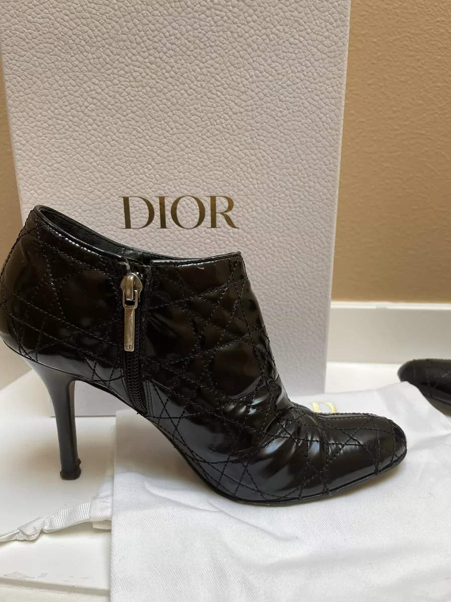 Christian Dior cannage boots size 38