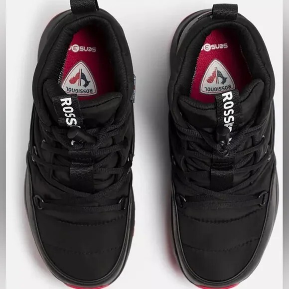 SALOMON Scarponi stazione sciistica Rossignol Apres impermeabili neri taglia 11 nuovi senza scatola