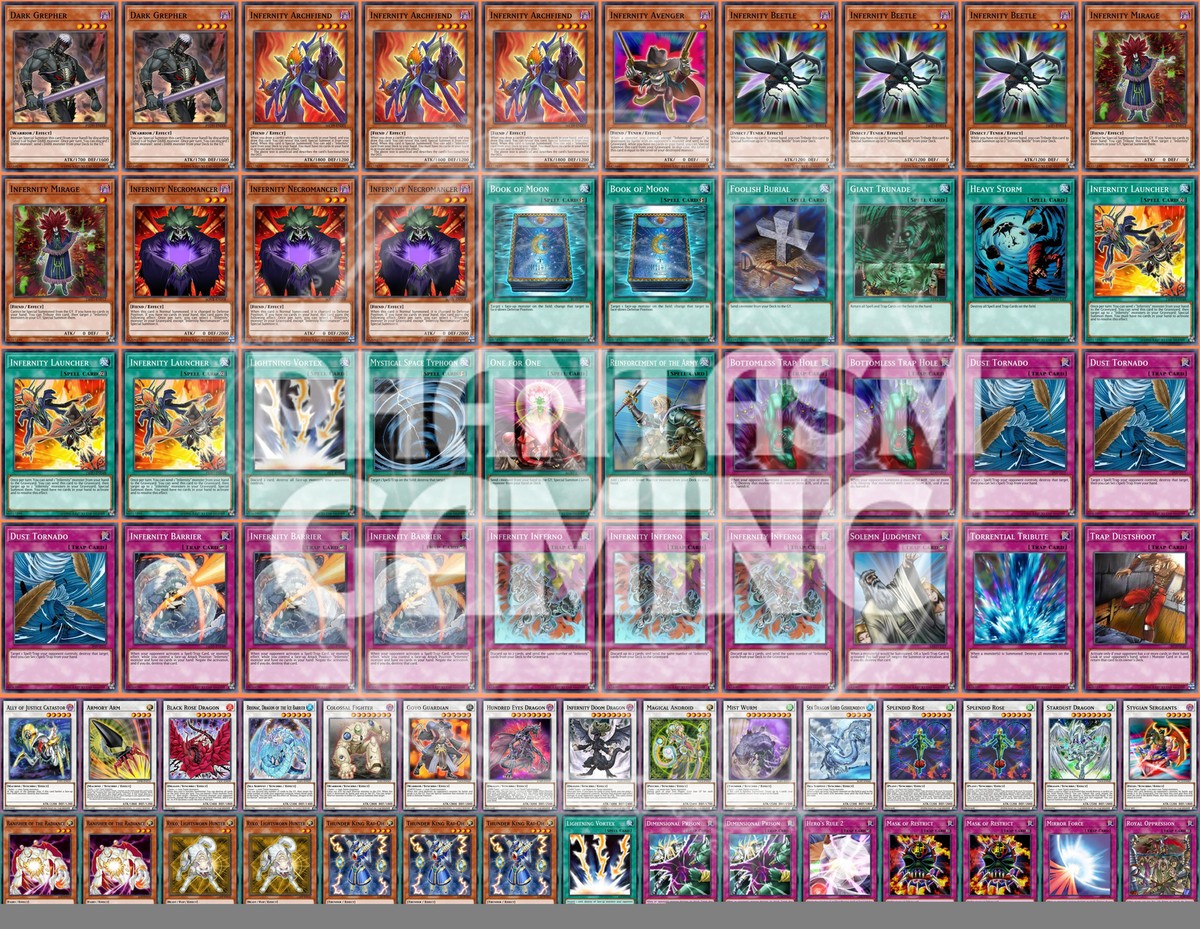 yugioh necromancer deck Infernity Deck Beetle Mirage Dark Grepher Archfiend Necromancer Yugioh
