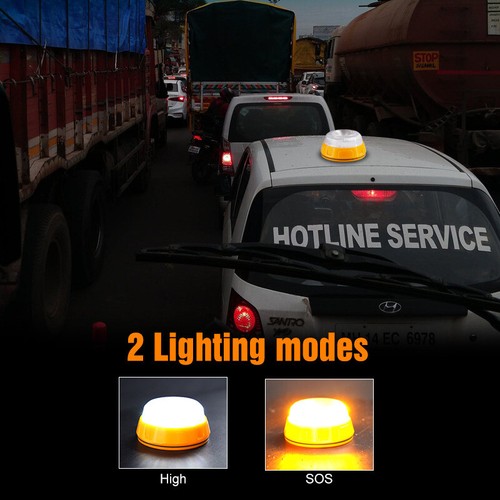1x Luce di Emergenza per Auto V16 LED Segnalazione Autonoma Luci di Avvertimento Auto - Foto 4 di 11