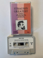Strauss  s Greatest Volume One   Cassette Tape 