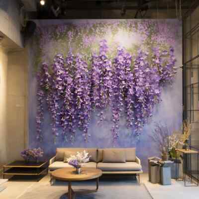 Hanging Faux Purple Wisteria Wedding Floral Decor - 24 pcs, 72 Branches  Total | eBay
