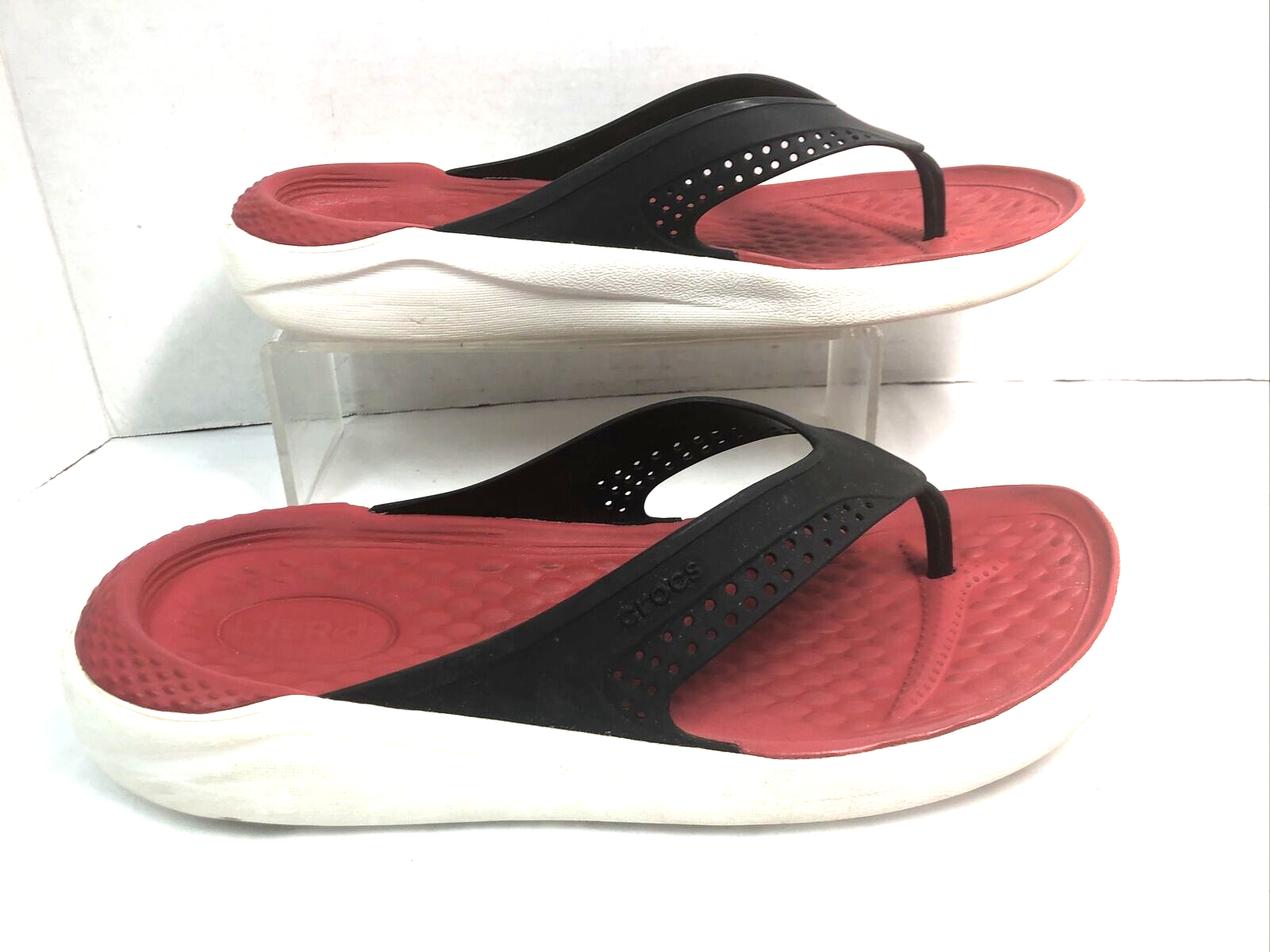 white crocs slippers for men