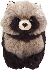 Sun Lemon Knee Raccoon Dog Plush Toy Doll M Size 46 cm Gray Color Japan NEW
