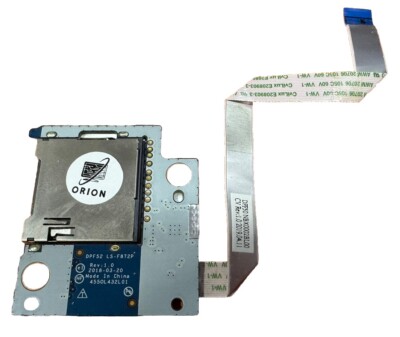Original OEM HP ZBook 15v G5 interner SD Kartenleser Erweiterungsplatine LS-F872P