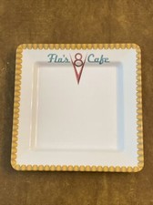 Rare Collectible Flo's V8 Cafe Plate From Disney Dream Cruise