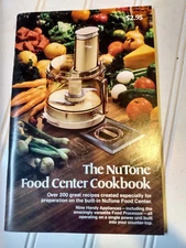 NuTone Built-in Food Center Kitchen System Cookbook Recipe Prep Booklet