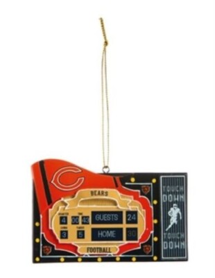 Chicago Bears Scoreboard Ornament (4''x 2.5'')