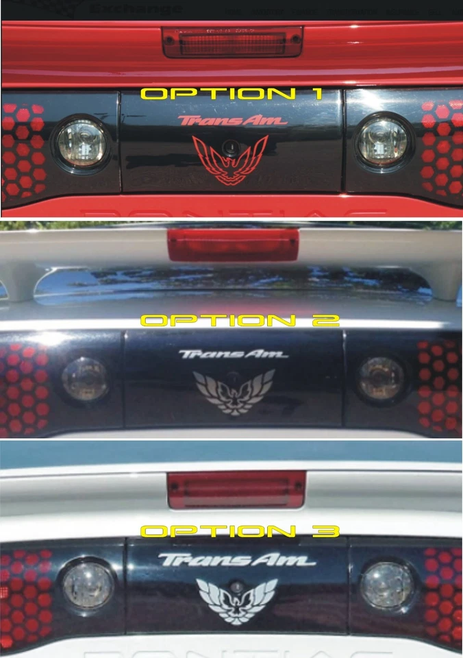 DECAL PACKAGE fits 98-02 TRANS AM  WINDSHIELD/DOOR/TAIL LIGHT/RAM AIR /16 Decals - Image 3 of 4