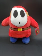 Nintendo Super Mario Villains 14 Inch Shy Guy Plush Item No. 8N-5010 Basic Fun