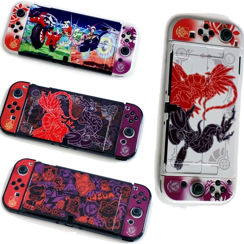 Scarlet And Violet Hard PC Protective Case Shell For Nintendo Switch ...