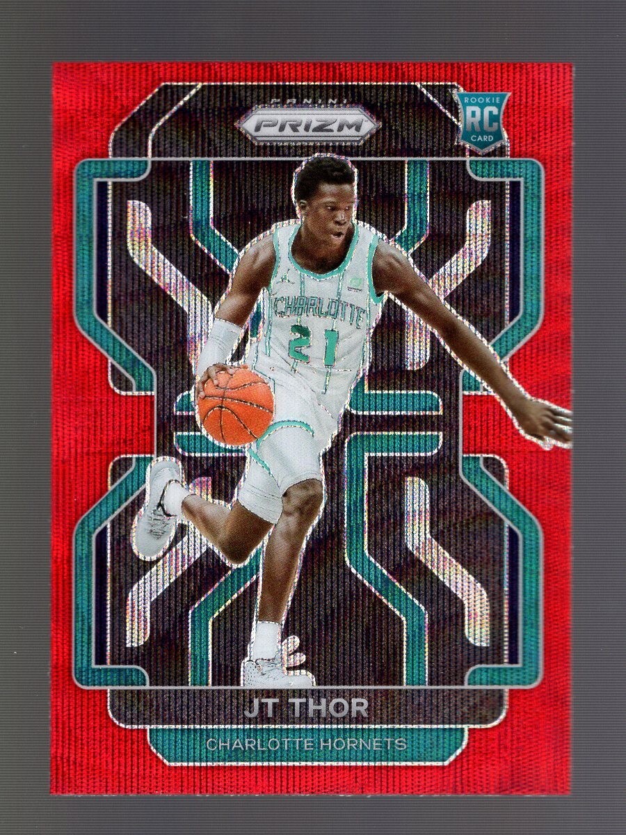 2021-22 PRIZM RED RUBY WAVE #272 JT THOR RC CHARLOTTE HORNETS