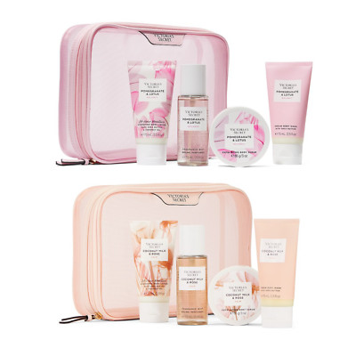 Victoria's Secret The Calm Starter Kit Pomegranate Lotus & Coconut Milk Rose NIB