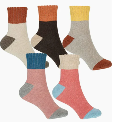 5 PAIRS OF LADIES WOOL SOCKS COMFORTABLE SOFT WARM THICK THERMAL WOOLLY HOSERY - Picture 3 of 39