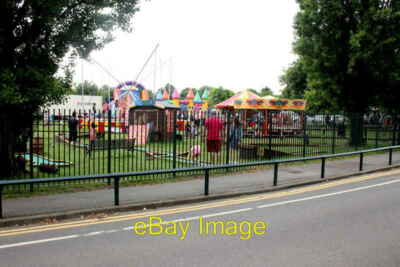Photo 6x4 Fairground in Danson Park Bexley This fairground which consists c2019