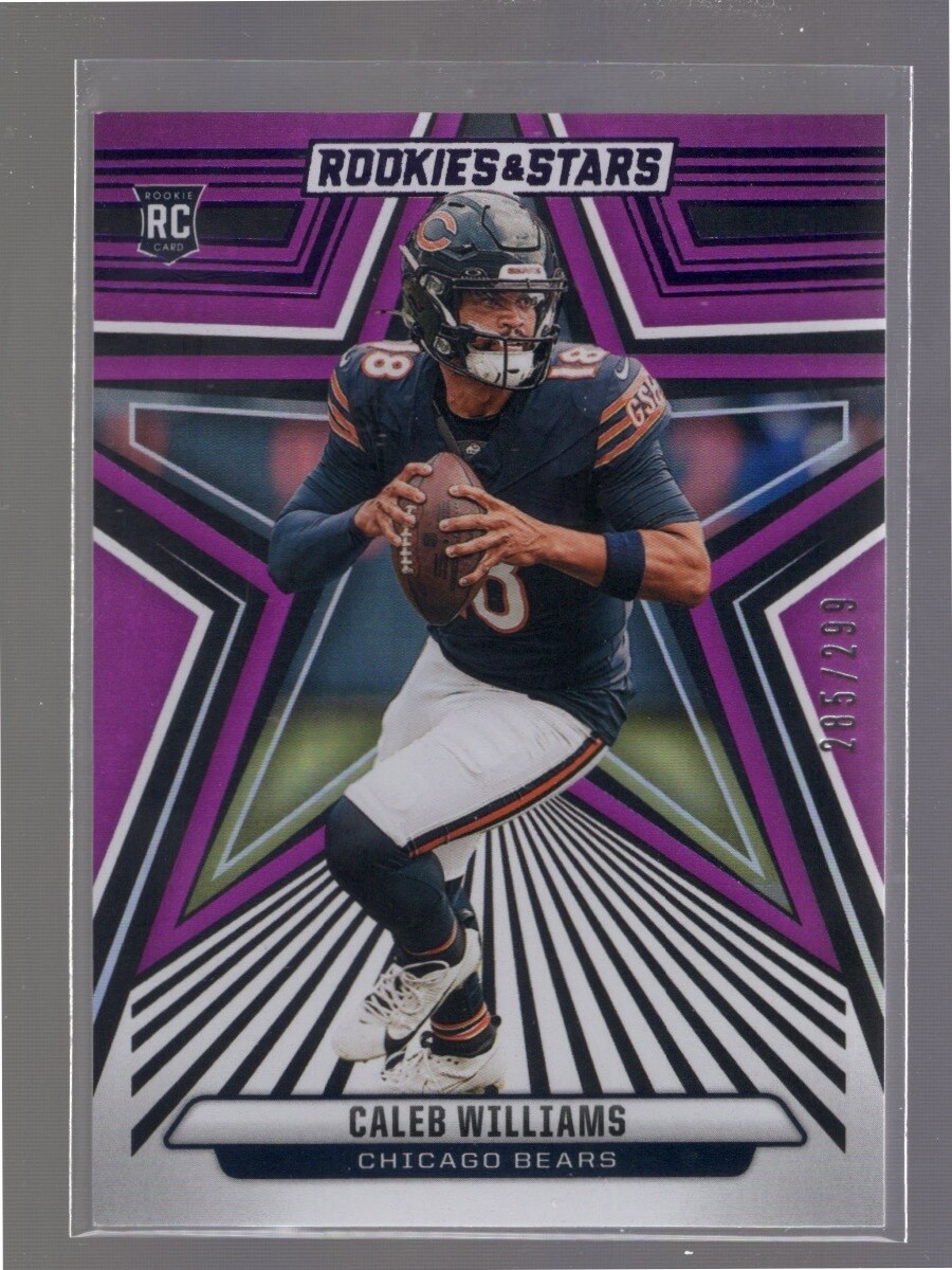 2024 Panini Rookies & Stars Caleb Williams #118 Purple Rookiie RC!  285/299