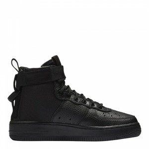 nike sf af1 mid black and white