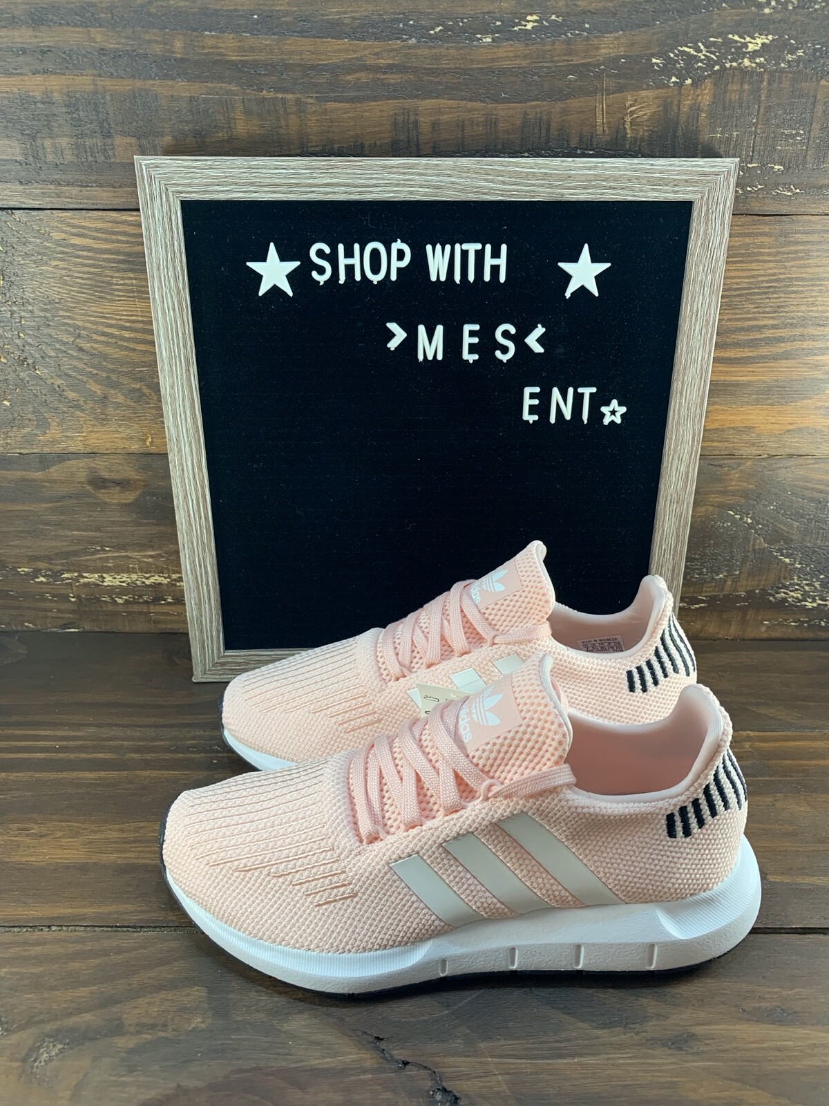 adidas swift run women's ice pink