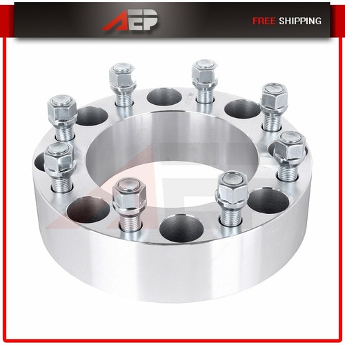 4X 8x170 Wheel Spacers 2 inch 14x1.5 For Ford F-250 F-350 Super Duty Excursion - Picture 12 of 12