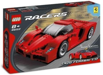 Lego Enzo Ferrari 1:17 8652 Racers Minifigure Building Set