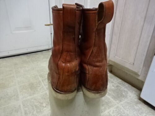 VINTAGE 70S IRISH SETTER RED WING 877 CREPE SOLE BOOTS MADE IN USA 14 AA - Bild 3 von 8