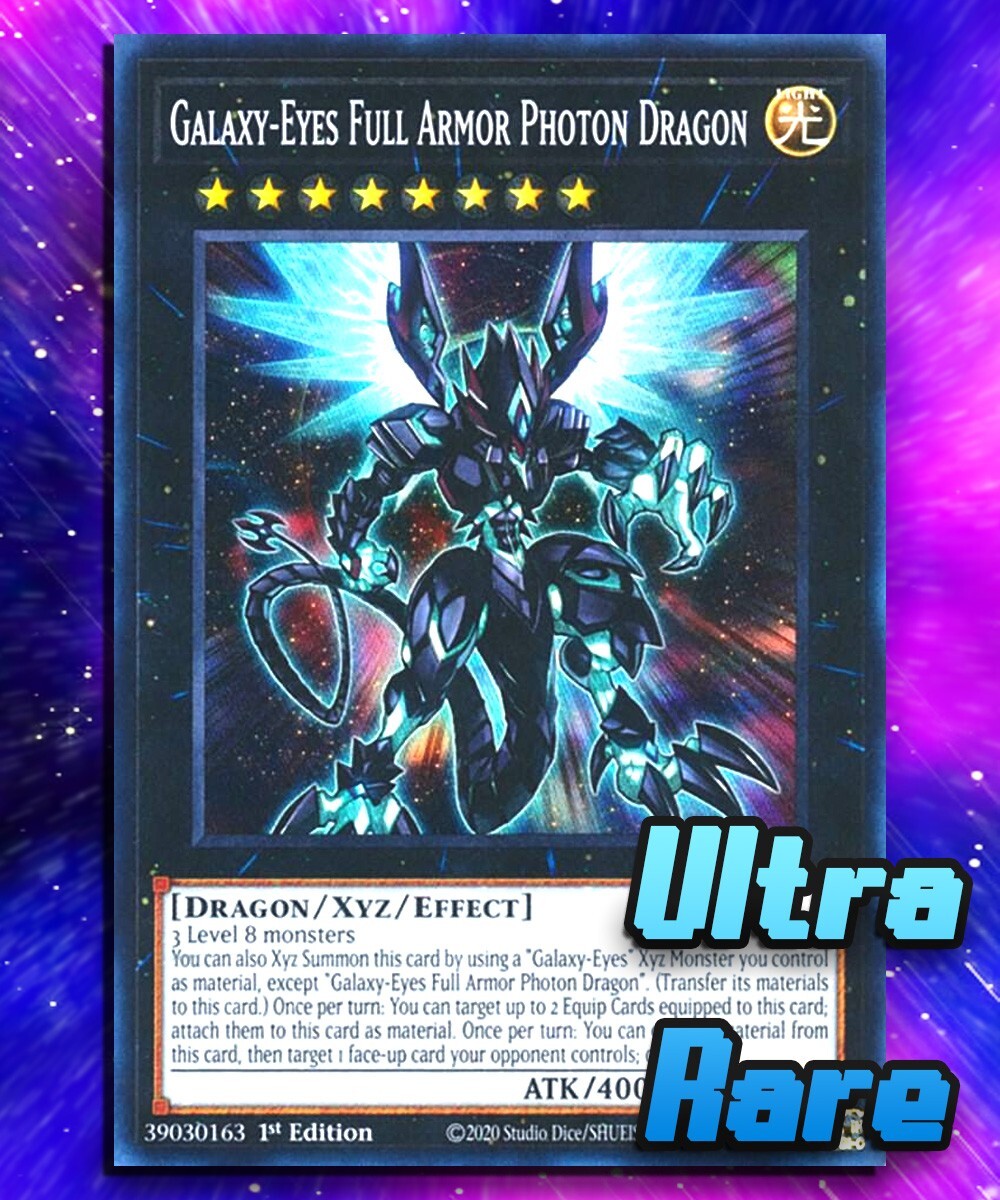 Galaxy-Eyes Full Armor Photon Dragon Ultra Rare 1st Edition LP RA01-EN037