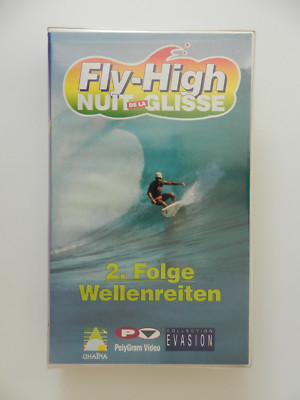 VHS Video Kassette Fly High Nuit de la glisse 2 Folge Wellenreiten