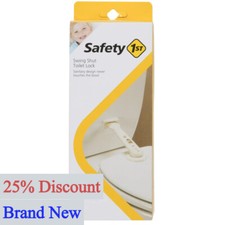 Safety 1st Babyproofing Swing Shut Toilet Lock, White