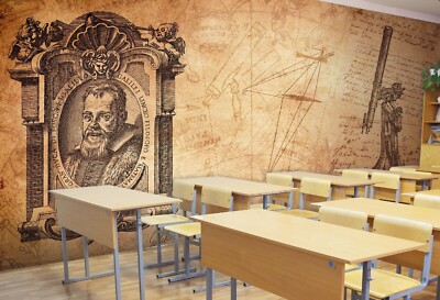 3D Ancient Scientist ZHUA9393 Wallpaper Wall Murals Removable Self-adhesive Amy