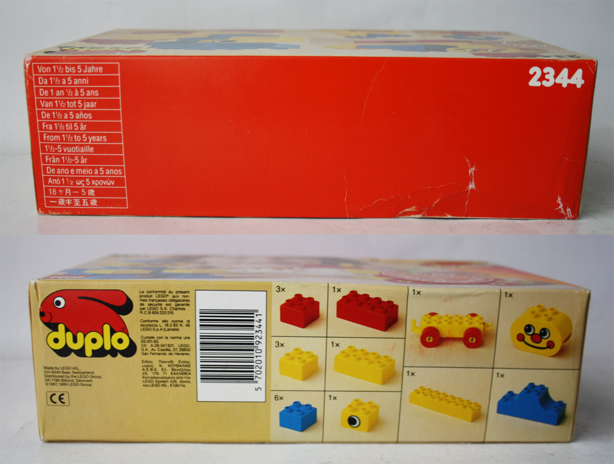 VERY RARE VINTAGE 1989 LEGO DUPLO 2344 CIRCUS NEW SEALED MISB ! | eBay
