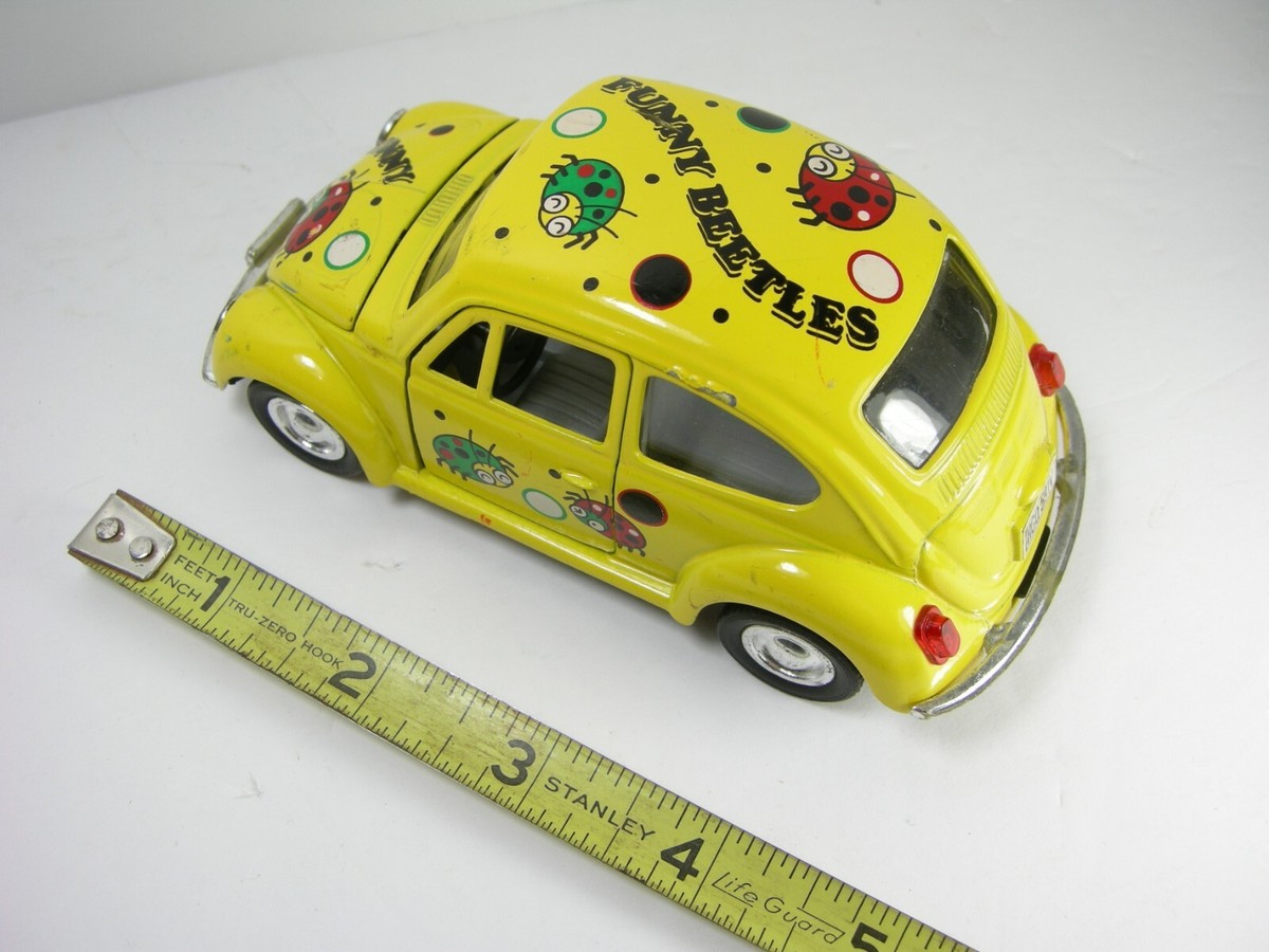 Kinsfun 1967 Funny Beetles VW Volkswagen Toy Diecast Car Ladybug