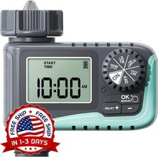 Temporizador De Aspersor De Agua Programable Y Sistema De Riego De C sped Us New
