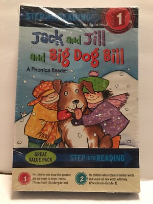 Jack and Jill and Big Dog Bill: A Phonics Reader [Step Into Reading]G/Value Pack