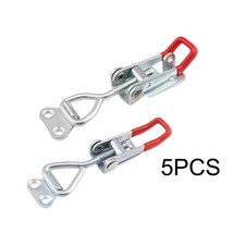 5Pcs Latch Clamp Iron Non Slip Reliable for Furniture Hardware Tool Boxes