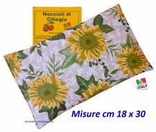 cuscino riscaldabile con noccioli di ciliegia Made in Italy