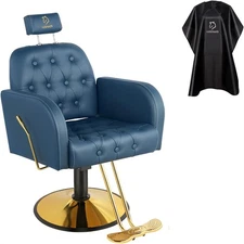 Barber Chair Height Adjustable Salon Chair Heavy Duty Hair Chair for Salon Spa