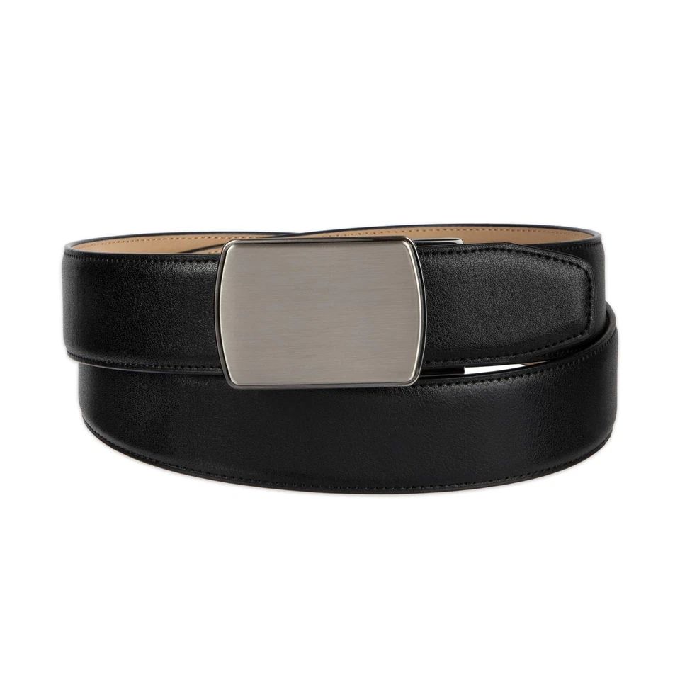 Cinturón de vestir de cuero para trajes y pantalones Haggar para hombre - clásico, formal, de negocios... Foto 2 de 4