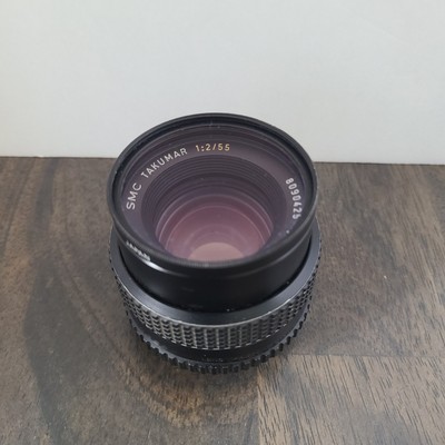 Pentax SMC Takumar 1:2/55 Lens From JAPAN with Hoya 49mm lens