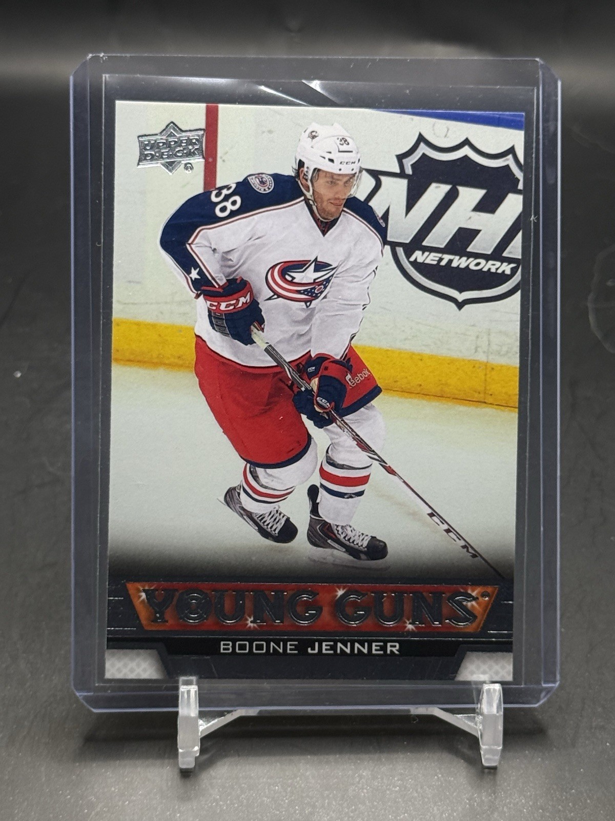 BOONE JENNER 13/14 Upper Deck UD Young Guns YG Rookie Card #225 Blue Jackets