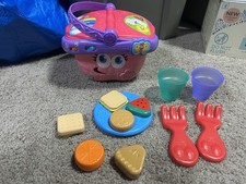 LeapFrog Shapes and Sharing Picnic Basket Pink 