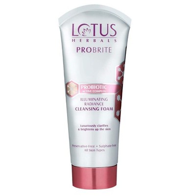 Lotus Herbals Probrite Illuminating Radiance Reinigungsschaum, 100 g