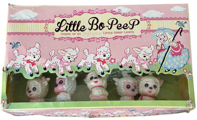 Schaf Lichterkette Little Bo-Peep 10 Nachtlichter für Kinderbox getestet sehr guter Zustand