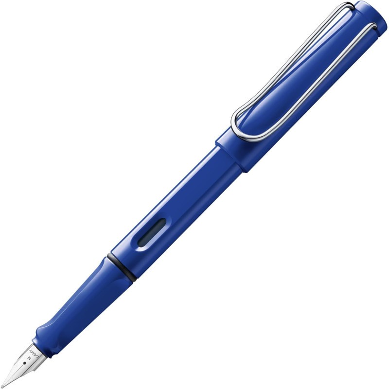 Stylo plume LAMY Safari bleu avec plume extra-fine EF pour droitier