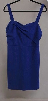 Lulus Sweetest Moments Royal Blue Ruched Bodycon Dress Size L