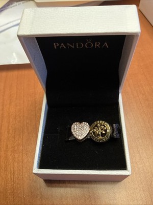 Pandora Rose Gold Heart Charm Authentic Love and Appreciation Charm