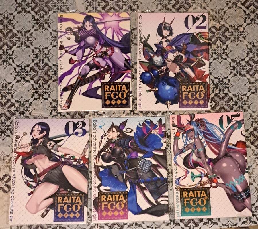 Honjou Raita Fate Grand Order FGO Art Book 1-5