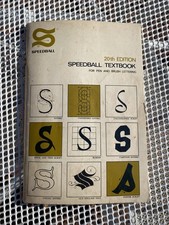 Vintage SPEEDBALL TEXTBOOK For Pen  Brush Lettering Book - 20th Edition
