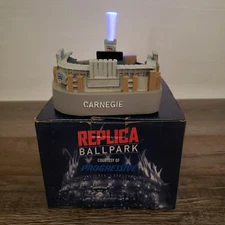 Replica Ballpark Progressive Field Figurine Fiber Optic Cleveland Indians MLB