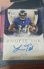 2014 Panini Immaculate Collection - Rookie Ink Lorenzo Taliaferro #21 /49 AU, RC