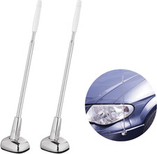 2-Pack Car Bumper Corner Antenna Pole Adjust Driving Parking Marker Protector fo